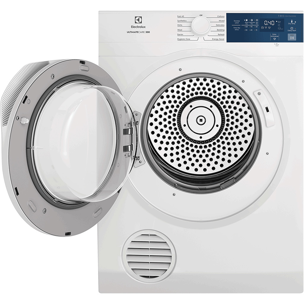 Gia đình có trẻ nhỏ không nên bỏ qua máy sấy quần áo Electrolux EDV754H3WB