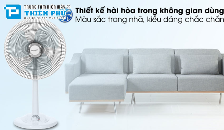 Quạt Lửng Sharp PJ-L40RV-WH Có Điều Khiển