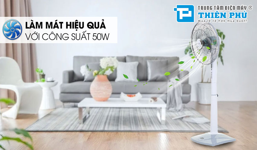 Quạt Cây Sharp PJ-S40RV-LG Có Điều Khiển