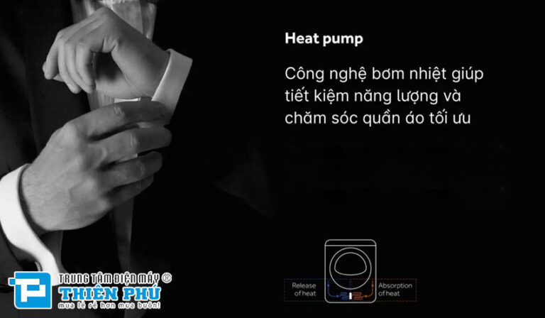 Máy sấy quần áo Aqua inverter 10Kg AQH-H1000H.PS giải pháp sấy khô thông minh cho gia đình hiện đại