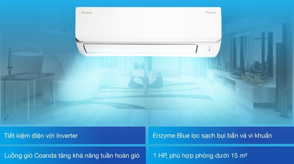 Sản phẩm chất lượng tốt được bán chạy nhất trên thi trường: Điều hòa Daikin 2 chiều FTXV25QVMV/RXV25QVMV