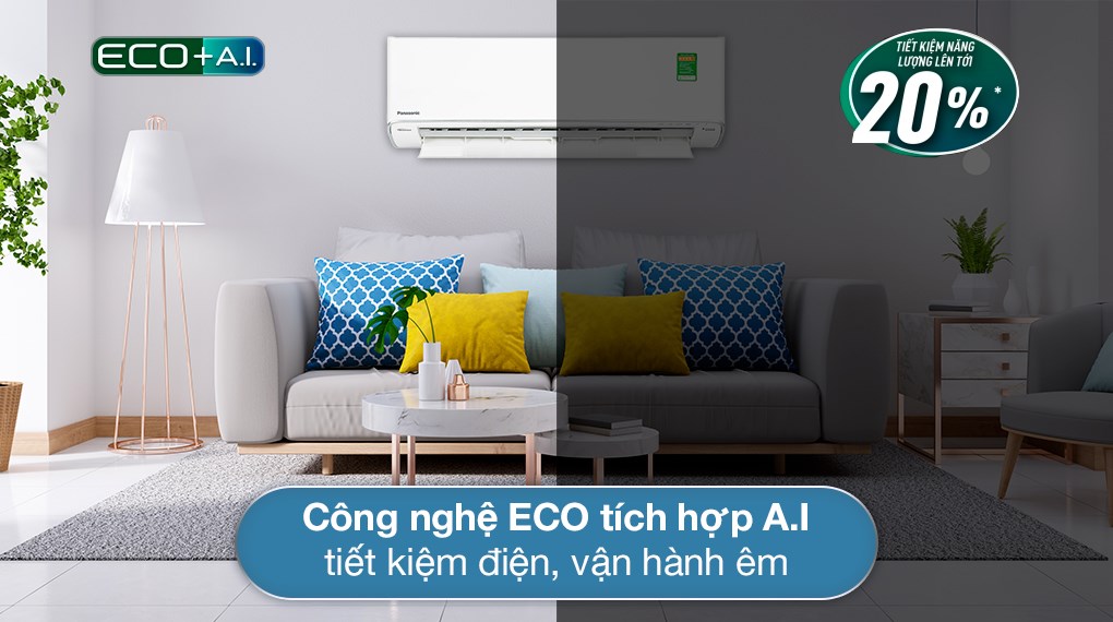 Chọn điều hòa cao cấp - Chọn điều hòa Panasonic 1 chiều CU/CS-U12ZKH-8