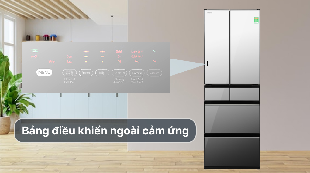 Tủ lạnh Hitachi R-HW540RV(X) hiện đại và tiện nghi ra sao?