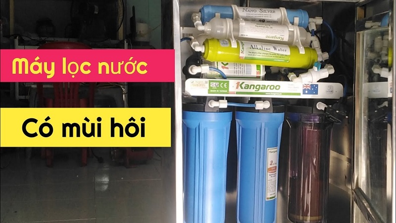 Xử lý thế nào khi máy lọc nước Kangaroo bị hôi? Nguyên nhân do đâu?