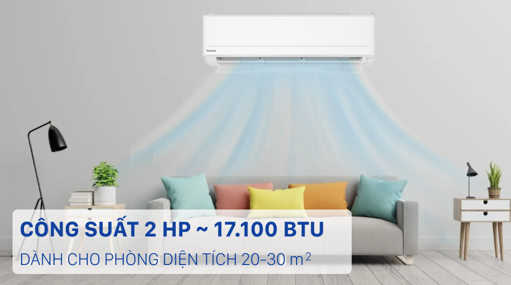 Điều hòa Panasonic 18000btu CU/CS-XU18ZKH-8 làm lạnh nhanh và tốt cho sức khỏe