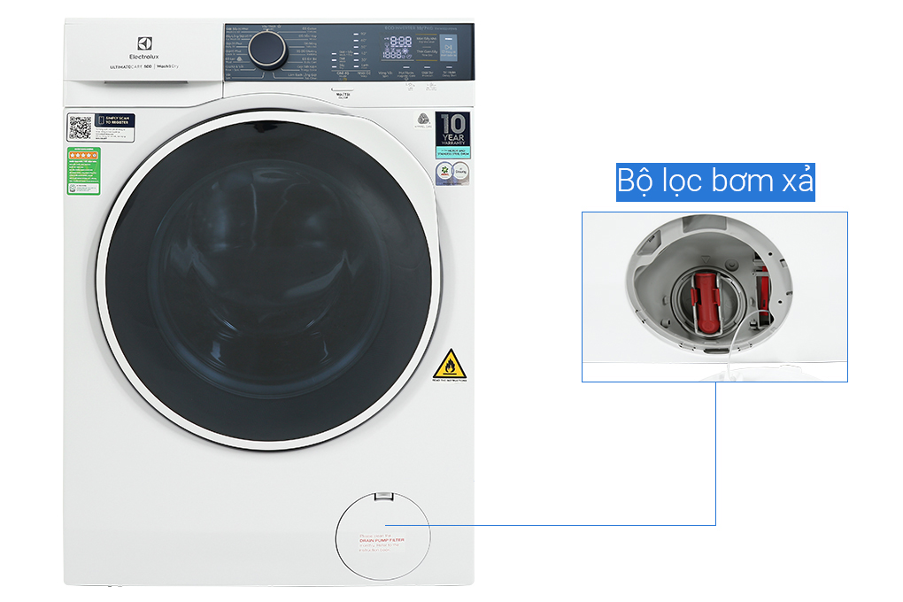 máy giặt sấy Electrolux EWW1024P5WB 10kg