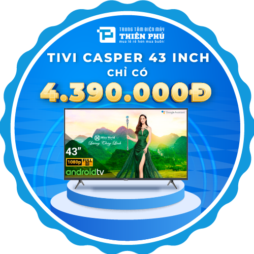 Khuyến mãi TiVi casper giá 43900000