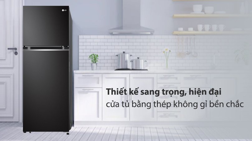 Muốn mua tủ lạnh giá rẻ, hãy chọn tủ lạnh LG 2 Cánh GV-B212WB