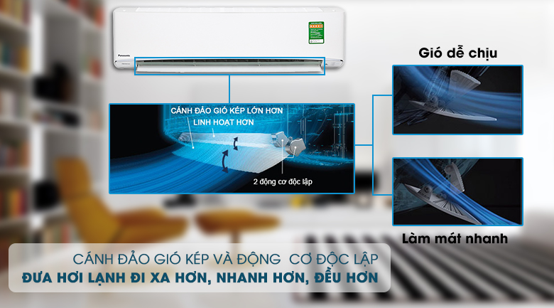Khám phá khả năng khử ẩm trên điều hòa Panasonic 1 chiều CU/CS-XU24ZKH-8