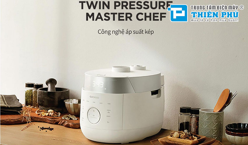 Nồi Cơm Điện Cao Tần Áp Suất kép Cuckoo CRP-LHLR1010FW 1.8 Lít