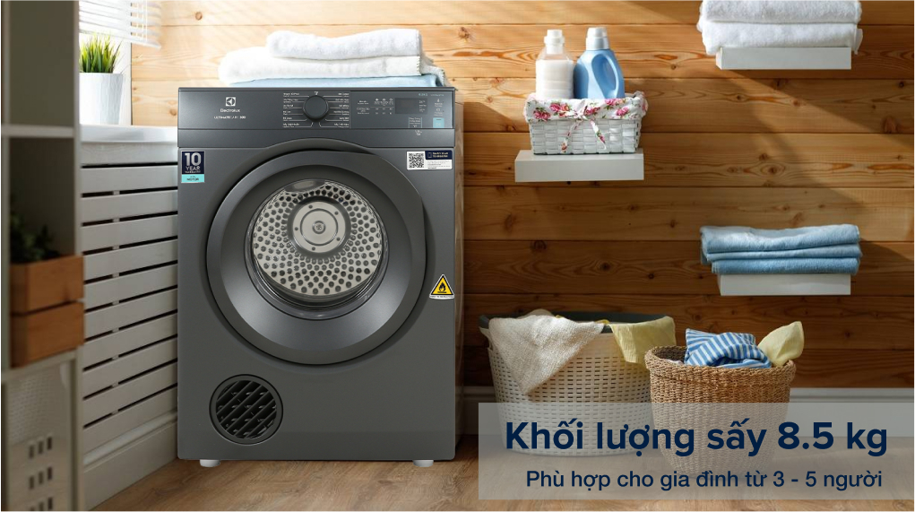 Top 3 máy sấy quần áo Electrolux khoảng 10 triệu tốt nhất đáng sở hũu
