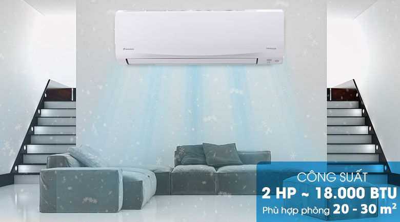 Điểm cải tiến nhất trên điều hòa Daikin 18000btu FTKF50XVMV/RKF50XVMV bạn nên biết