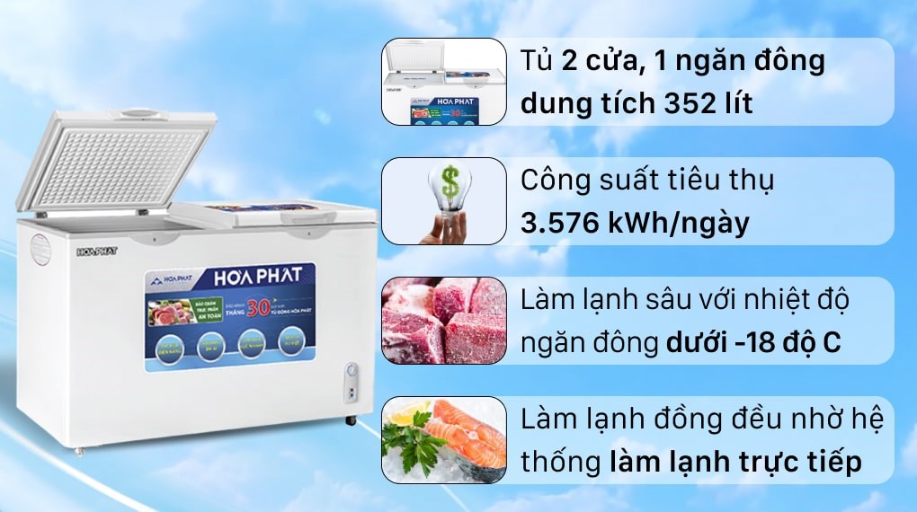 Top 3 mẫu tủ đông Funiki được trang bị hàng loạt công nghệ, tiện ích hiện đại