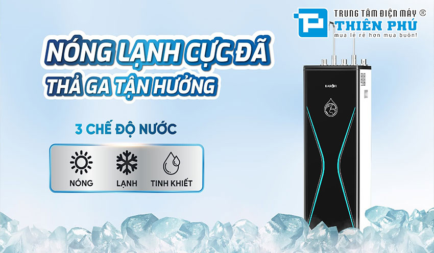 Máy Lọc Nước Nóng Lạnh Karofi KAD-D528 11 Lõi