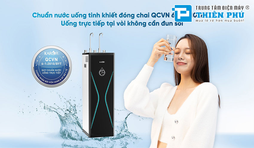 Máy Lọc Nước Nóng Lạnh Karofi KAD-D528 11 Lõi