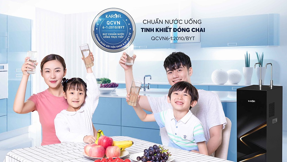 Nước sau lọc đạt chuẩn quốc gia