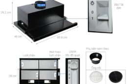 Vì sao nên chọn máy hút mùi âm tủ Hafele HH-SG70A cho không gian bếp của gia đình