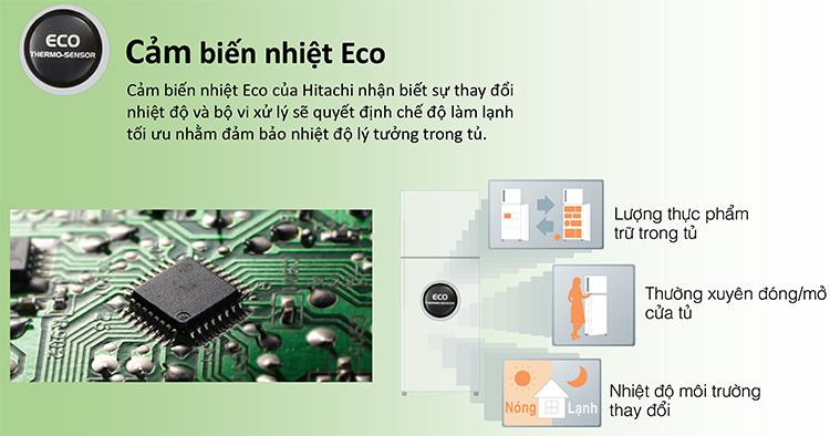Tủ lạnh Hitachi R-B375EGV1(GBK) - Lựa chọn tuyệt vời cho gia đình dưới 4 người