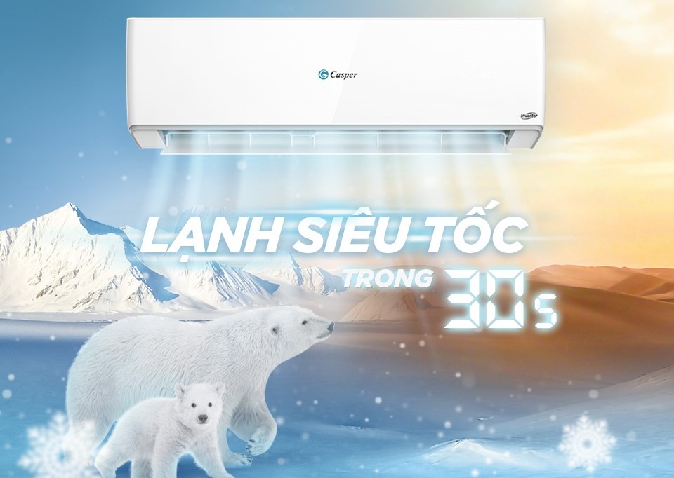 Điều hòa Casper 9000btu TC-09IS35 có ưu điểm gì về độ bền?