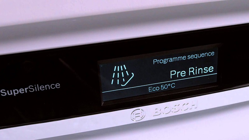 Chế độ rửa tráng máy rửa bát Bosch serie 8 SMS8YCI01E hoạt động thế nào?