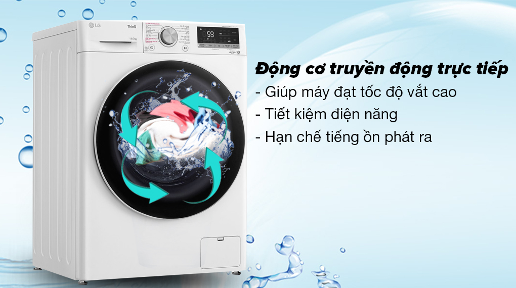 Đánh giá máy giặt sấy LG FV1411D4W 11kg có tốt không? Giá bao nhiêu?