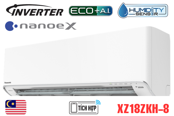 Điều hòa Panasonic 18000btu CU/CS-XZ18ZKH-8 năm 2023, thu hút người dùng bởi 4 tính năng vượt trội