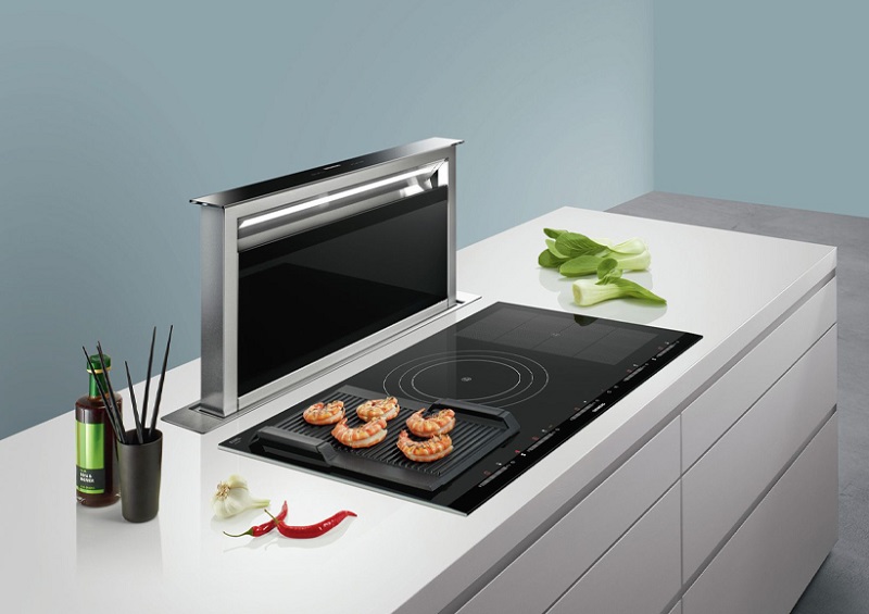 Nâng tầm đẳng cấp không gian bếp với máy hút mùi âm bàn Bosch DDD97BM60B