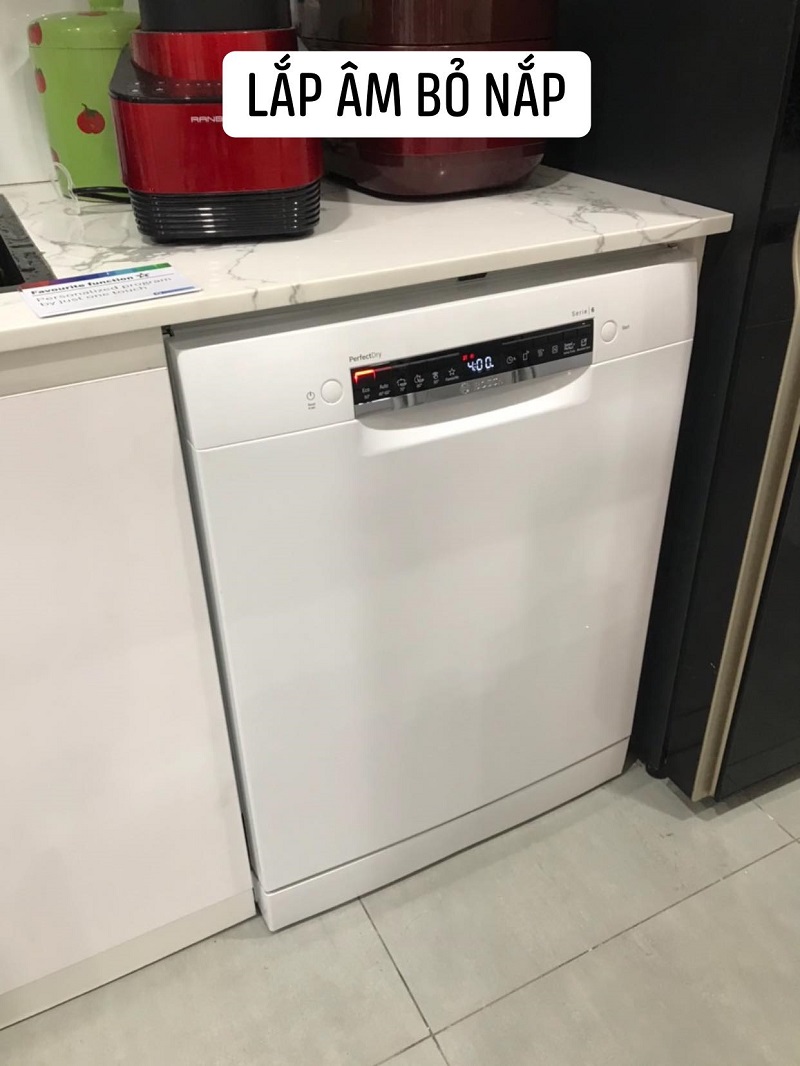 Các kiểu lắp đặt máy rửa bát độc lập Bosch có thể bạn chưa biết