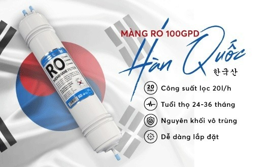 Sử dụng màng lọc RO nhập khẩu từ Hàn Quốc