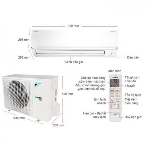 6 lý do bạn nên mua điều hòa Daikin FTHF50VVMV/RHF50VVMV