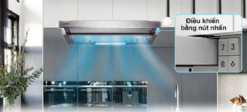 Hướng dẫn sử dụng máy hút mùi 60cm Bosch DFT63AC50 đơn giản