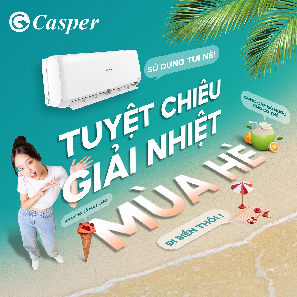 Làm lạnh tốt và tiết kiệm điện năng, giá rẻ chỉ có thể là điều hòa Casper GC-09IS35