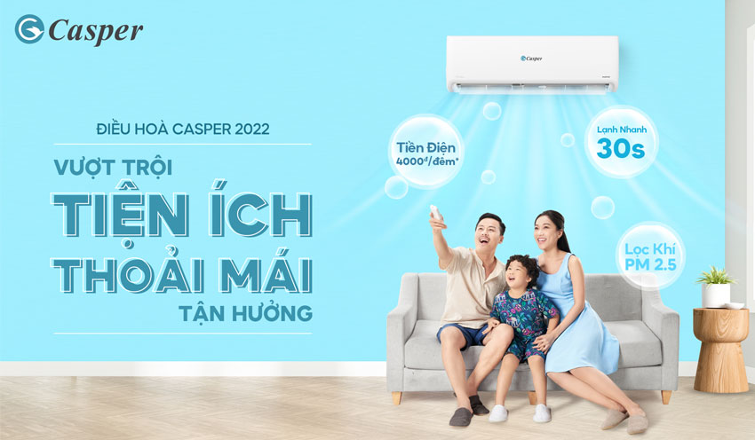Điều hòa Casper GH-12IS33: giá rẻ nhưng chất lượng tốt nên lựa chọn