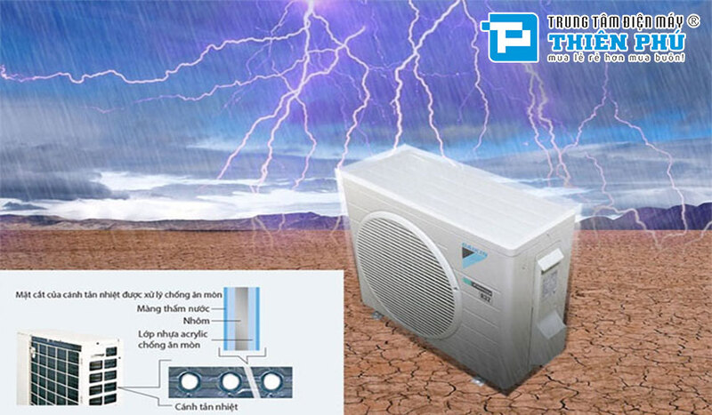 Dàn chống ăn mòn giúp máy hoạt động bền bỉ