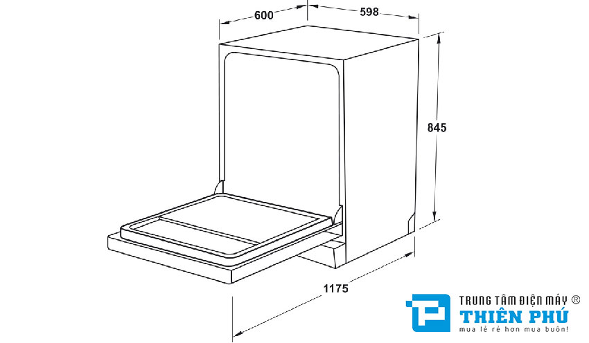 Chi phí khoảng 15 triệu nên mua máy rửa bát Hafele HDW-F60EB 14 Bộ hay không?
