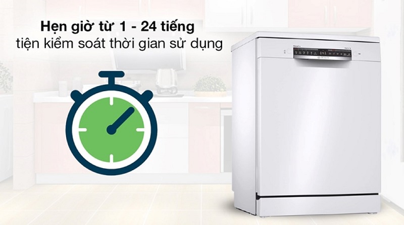 Tận hưởng cuộc sống tiện nghi nhàn nhã với máy rửa bát Bosch SMS4HAW48E