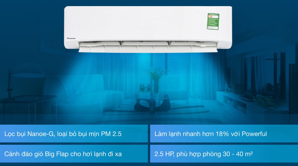 Điều hòa Panasonic 18000btu giá bao nhiêu? TOP 3 mẫu điều hòa Panasonic 18000btu đáng mua năm 2023