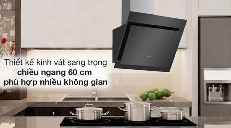 Thoải mái sáng tạo món ăn cùng Máy hút mùi Bosch DWK67CM60B 60 Cm?