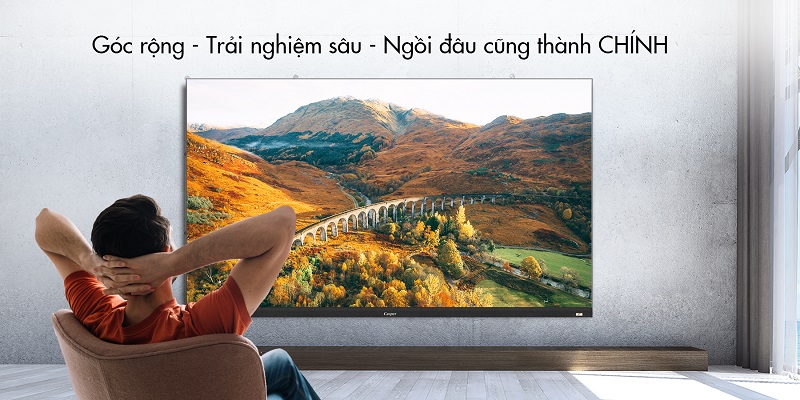Trải nghiệm giải trí tuyệt vời với Smart Tivi Casper 75 Inch 4K 75US8000 cho gia đình bạn