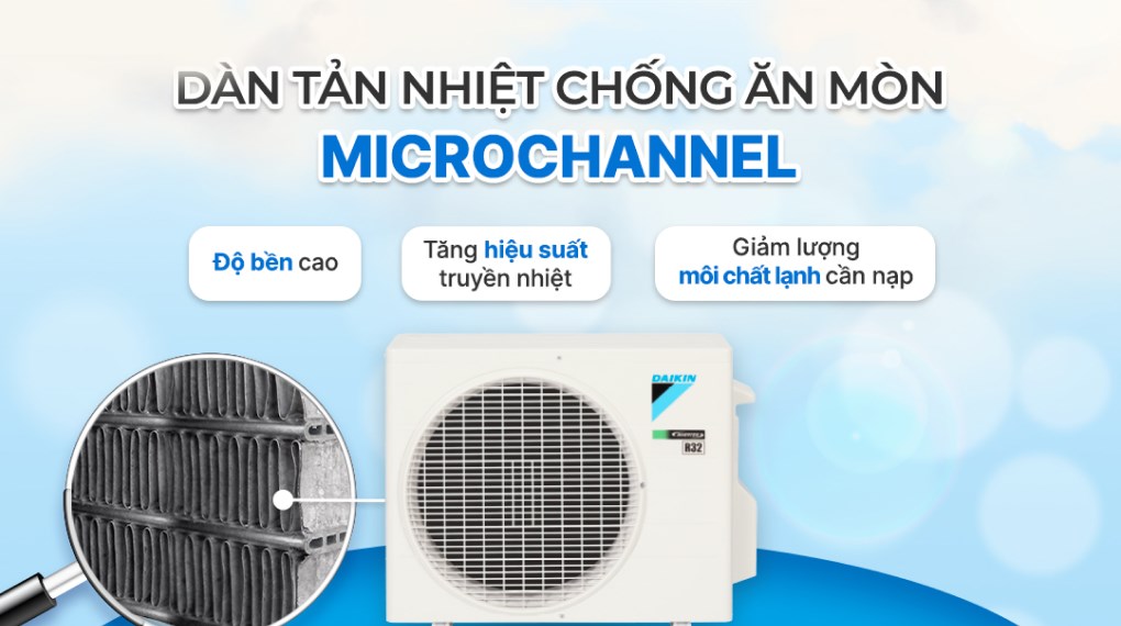 Các công nghệ giúp điều hòa Daikin FTKB25YVMV tăng độ bền vượt trội