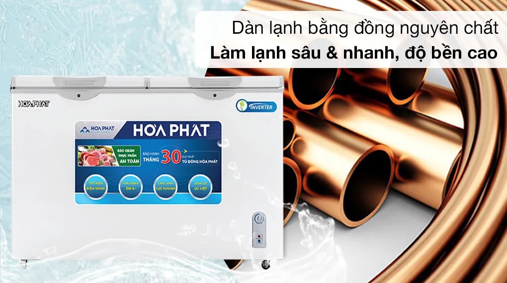 Tủ đông Funiki Hòa Phát Inverter 271 lít HCFI 656S2Đ2 sản phẩm đang bán chạy nhất hiện nay