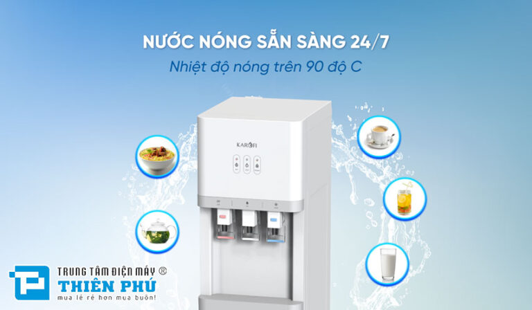 Cùng tìm hiểu cây nước nóng lạnh nguội Karofi HCV206 mang lại lợi ích gì cho người dùng