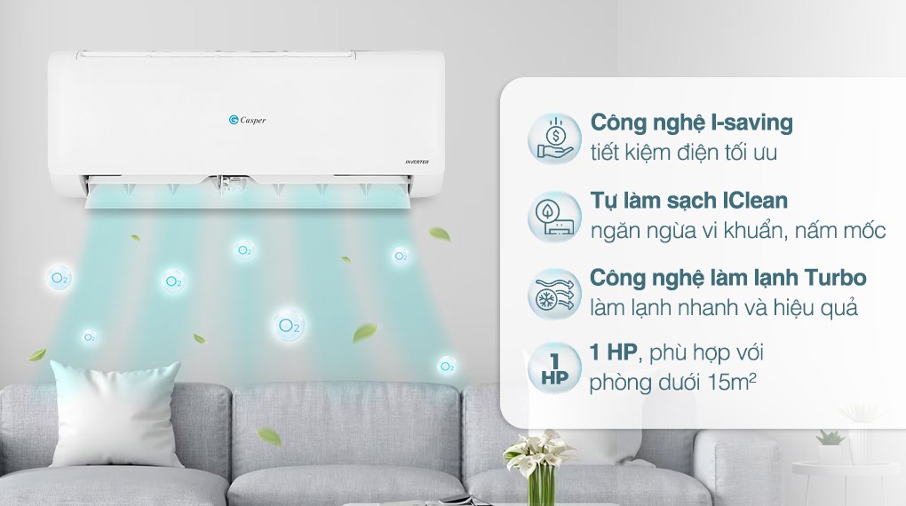 Lý do nào khiến điều hòa Casper 9000btu TC-09IS35 lại được ưa chuộng?