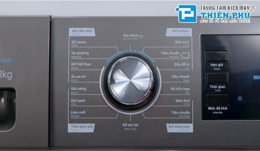 8 ưu điểm nổi bật được tích hợp trong máy sấy quần áo Casper ngưng tụ 8kg TD-80CGB