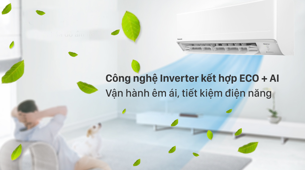Công nghệ ECO tích hợp AI giúp điều hòa Panasonic CU/CS-XU12ZKH-8 có lợi ích như thế nào?