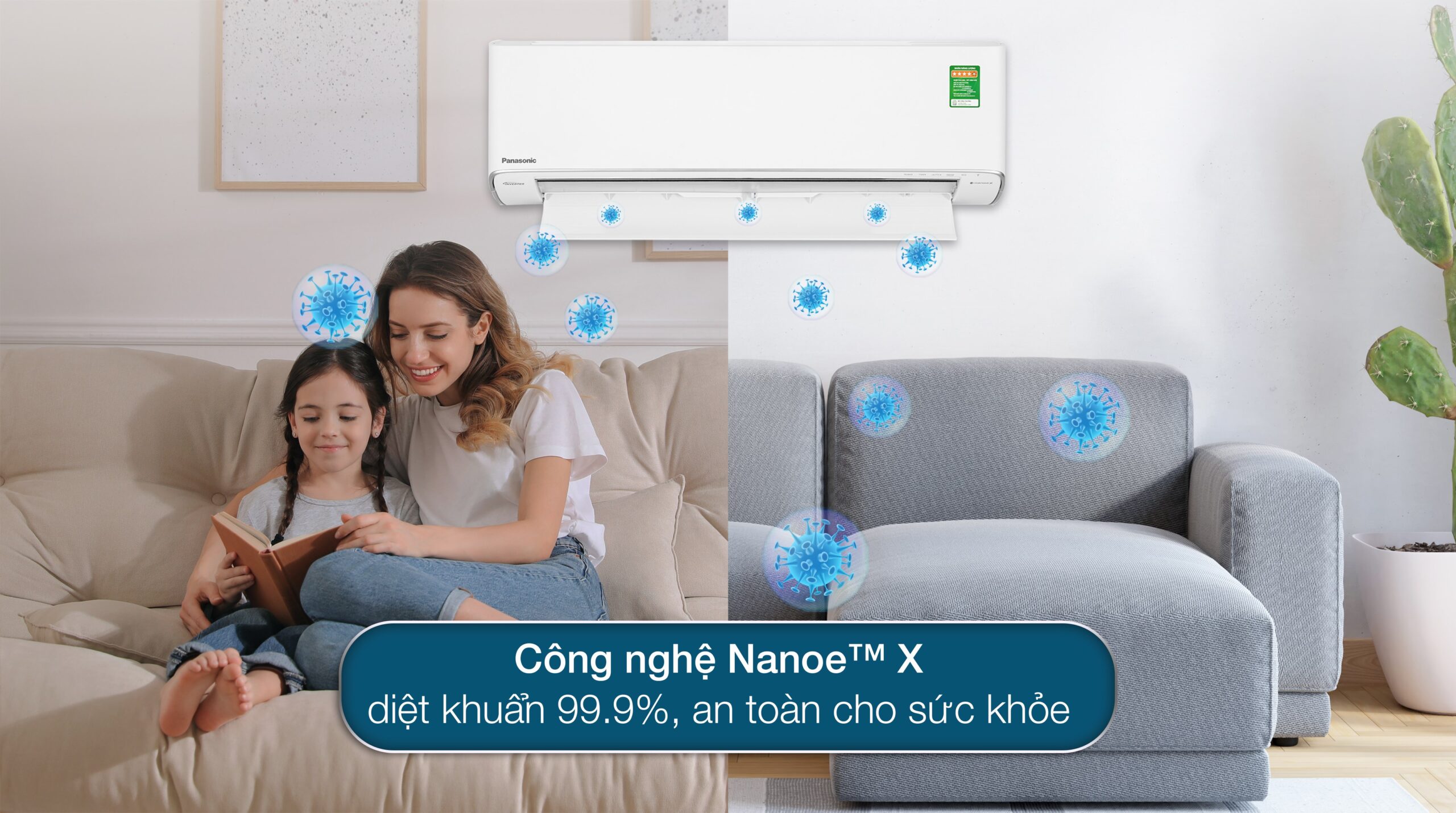 Điều hòa Panasonic 24000btu CU/CS-U24ZKH-8 khả năng lọc không khí hiệu quả