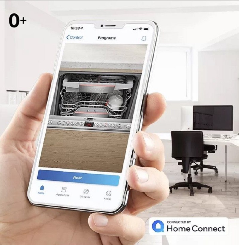 Máy rửa bát Bosch SMS2ITW04E có kết nối với điện thoại được không?