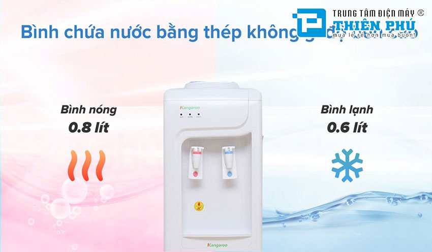 Cây Nước Nóng Lạnh Kangaroo chính hãng KG3331 - Mang sự tiện ích cho chốn công sở