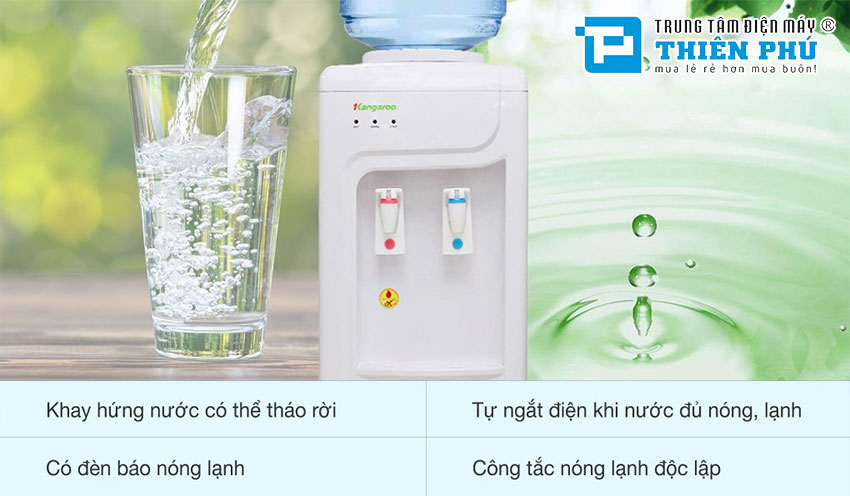 Cây Nước Nóng Lạnh Kangaroo giá rẻ KG3331 - Mang sự tiện ích cho chốn công sở