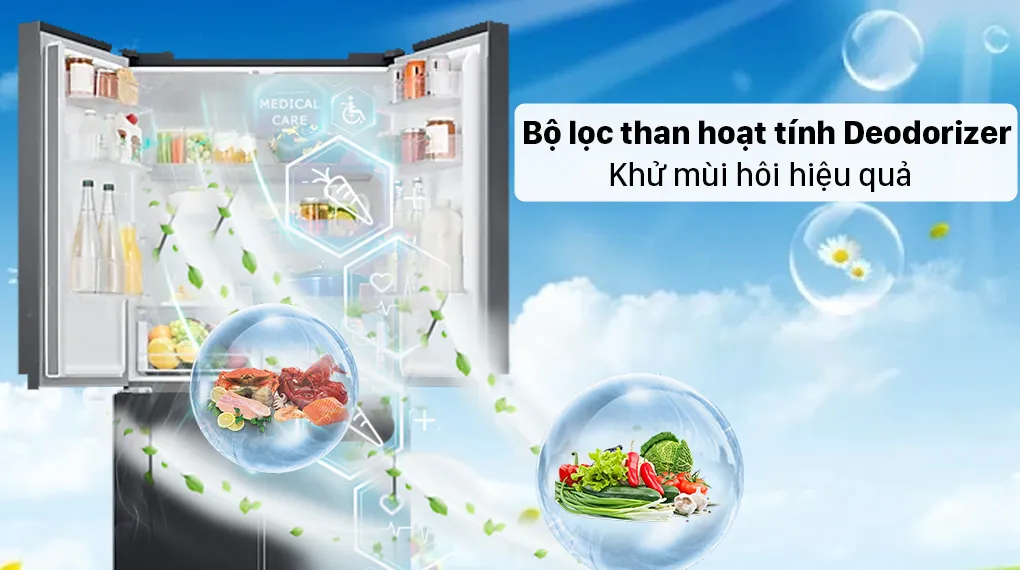 5 ưu điểm nổi bật có ở tủ lạnh Sharp inverter 420 lít SJ-FX420V-DS 4 cánh